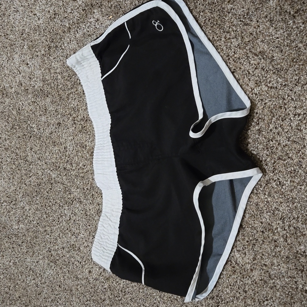 OP black and White swim shorts